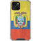 Ecuador Flag Distressed iPhone 14 Plus Clear Case